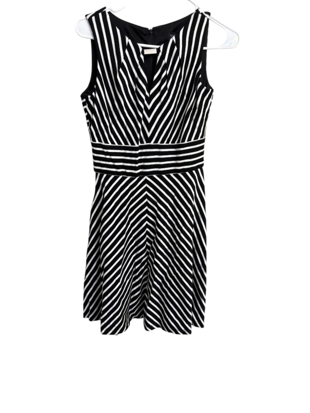 white house black market striped dress Striped Halter Midi Dress